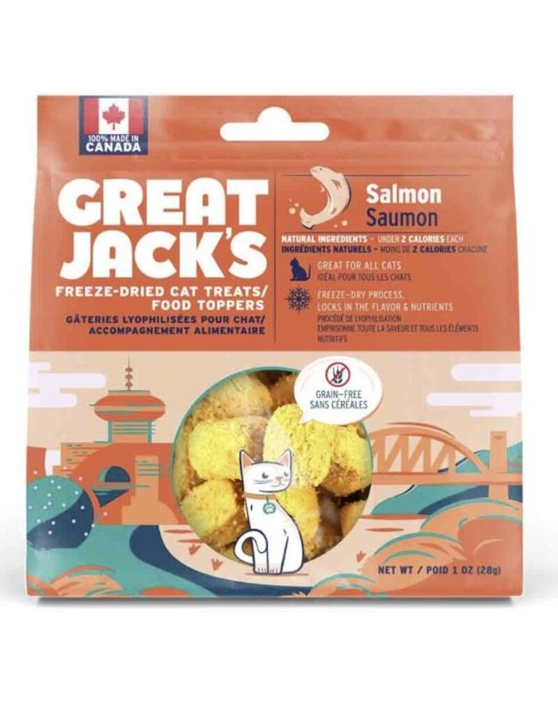 Canadian Jerky Canadian Jerky Great Jack's chat saumon lyophilisé 3oz