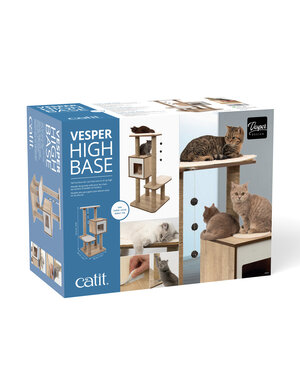 Vesper Catit arbre à chat high base vesper chêne