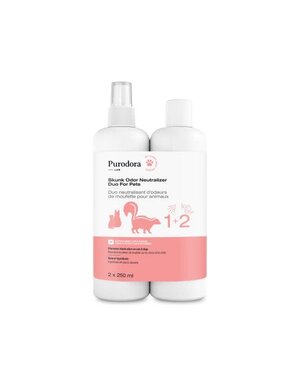 Purodora Purodora Lab duo shampoing et neutralisant d'odeurs de moufette 250 ml