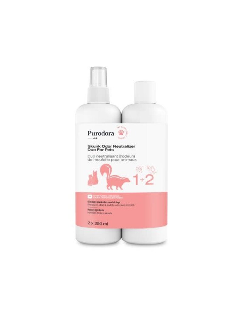 Purodora Purodora Lab duo shampoing et neutralisant d'odeurs de moufette 250 ml