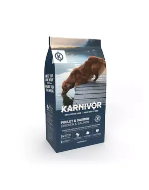 Karnivor Karnivor nourriture crue pour chien - poulet & saumon 12 lb