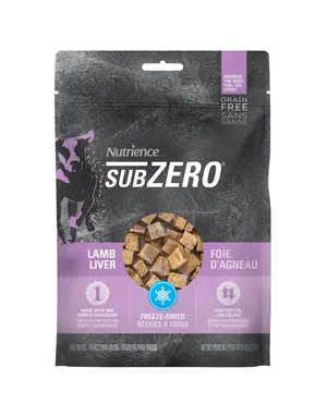 Nutrience Nutrience SubZero gâteries séchées à froid foie d'agneau 90g