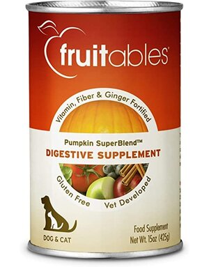 Fruitables Fruitables supplément digestif à la citrouille pour chien et chat 15 oz