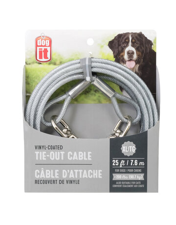 Dogit Dogit câble d'attache pour chiens de très grande taille 25 ''