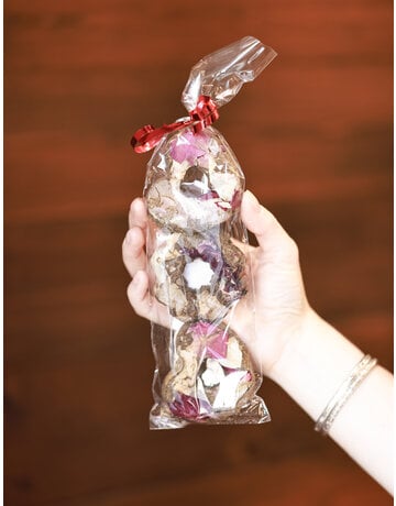 Complètement dingue Complètement dingue sac en foli ''cœur en fleurs'' 3/pqt