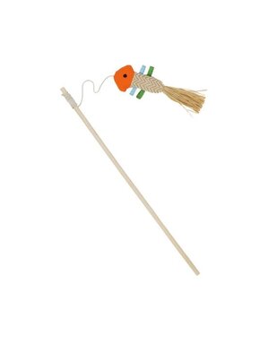 Bud'z Bud'z jouets pour chat canne à pêche méduse orange