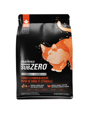 Nutrience Nutrience SubZero ingrédients limités chat dinde & citrouille 1.8kg
