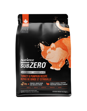 Nutrience Nutrience SubZero ingrédients limités chat dinde & citrouille 1.8kg
