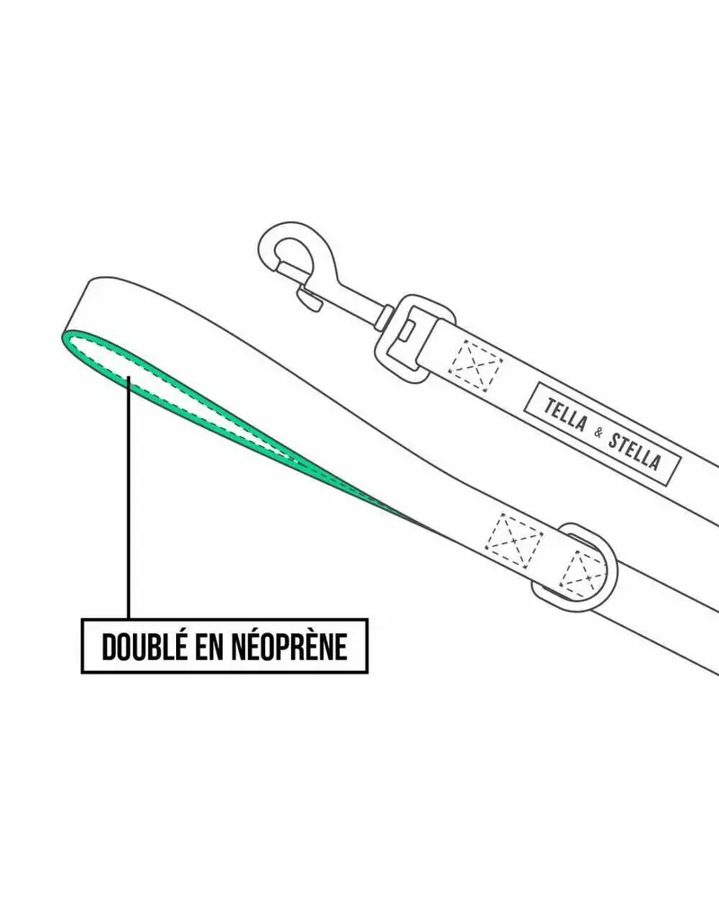 Tella & Stella Tella & Stella laisse pour chien feuille d'automne