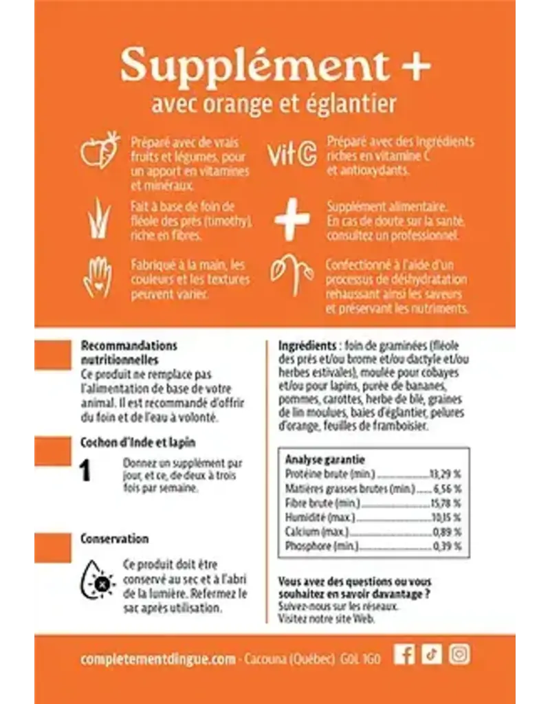Complètement dingue Complètement dingue sac de friandise ''barre vitamine C'