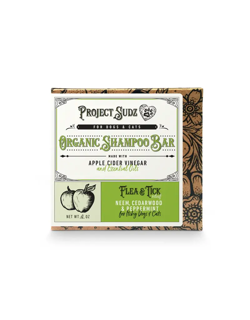 Project Sudz Project Sudz shampoing en barre bio ceddar& peppermint 110g
