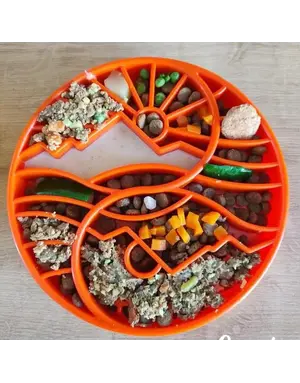 Soda Pup SodaPup eTray bol ralentisseur Yin-Yang orange