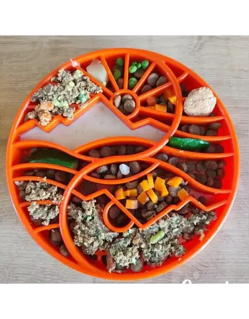 Soda Pup SodaPup eTray bol ralentisseur Yin-Yang orange
