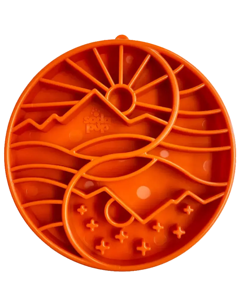Soda Pup SodaPup eTray bol ralentisseur Yin-Yang orange