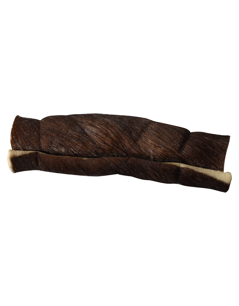 QT dog QT cheek roll  de buffle d'eau avec poils 6'' (12)
