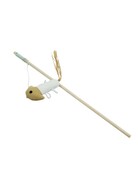 Bud'z Bud'z jouets pour chat canne à pêche méduse beige