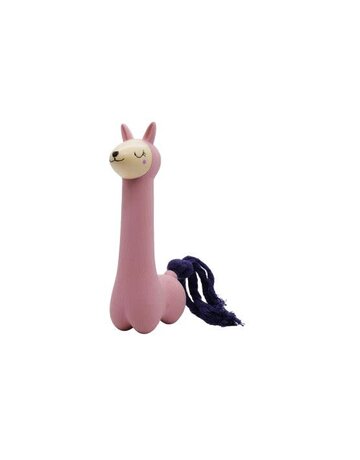 Bud'z Bud'z jouet latex lama rose 18 cm