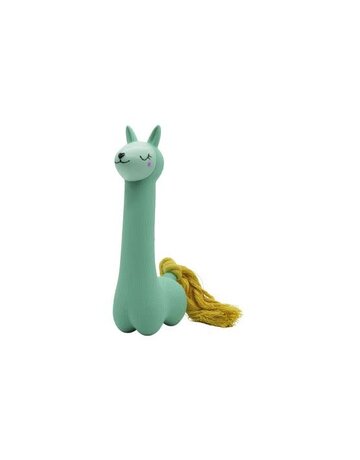 Bud'z Bud'z jouet latex lama turquoise 18 cm