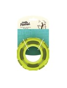 Messymutts Messy Mutts Stuff 'n Brush jouets pour chien pneu vert
