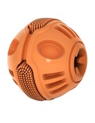 Messymutts Messy Mutts Stuff 'n Brush jouets pour chien balle orange