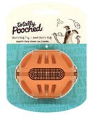Messymutts Messy Mutts Stuff 'n Brush jouets pour chien balle orange