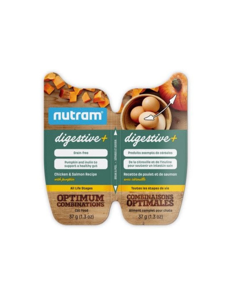 Nutram Nutram combinaisons digestive+ chat, saumon, citrouille 12.6oz