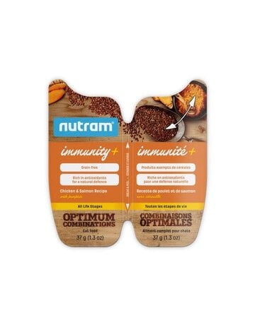 Nutram Nutram combinaisons immunité+ chat poulet, saumon, citrouille 12.6oz