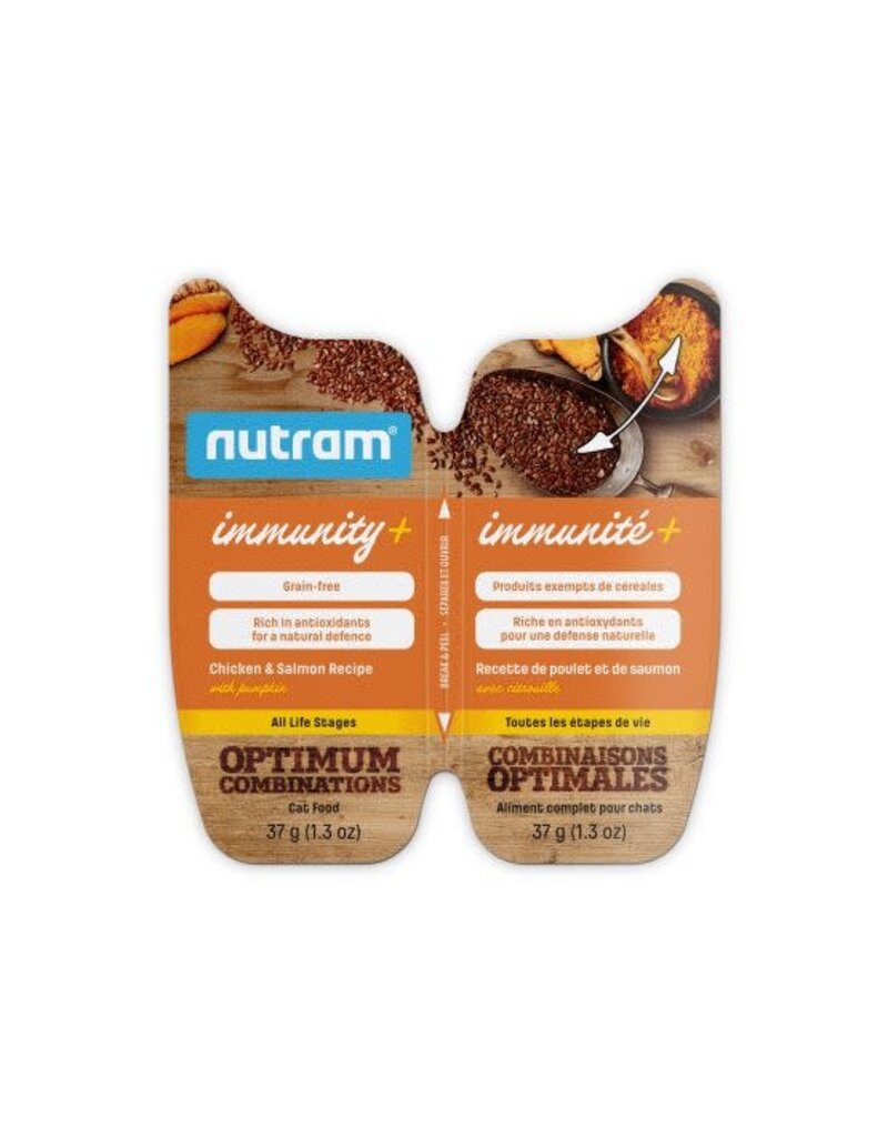 Nutram Nutram combinaisons immunité+ chat poulet, saumon, citrouille 12.6oz