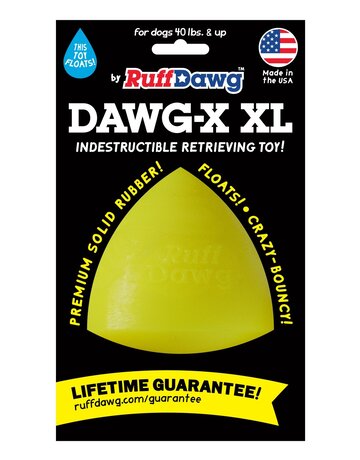 RuffDawg RuffDawg X indestructible couleurs variées 3''