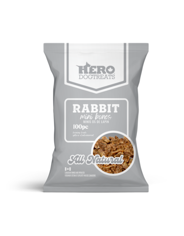 Hero Hero dogtreats mini os lapin 100/pqt