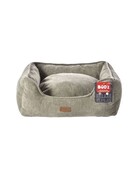 Bud'z Bud'z lit à rebords élevés élégant ultra doux taupe