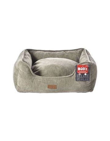 Bud'z Bud'z lit à rebords élevés élégant ultra doux taupe