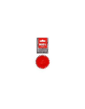 Bud'z Bud'z balle piques en caoutchouc rouge