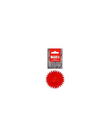 Bud'z Bud'z balle piques en caoutchouc rouge