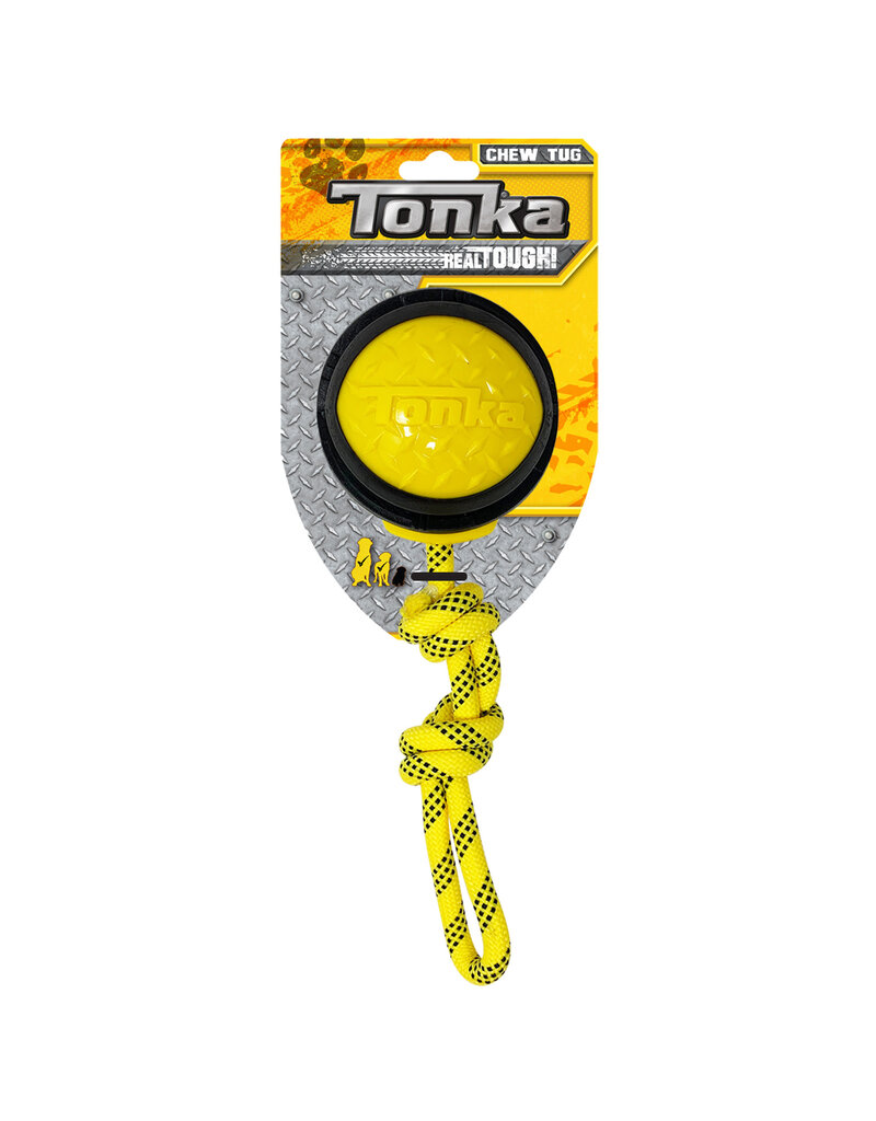 Tonka Tonka balle avec corde 4 ''