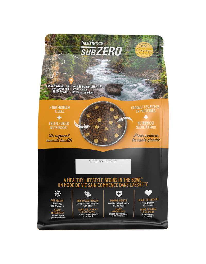 Nutrience Nutrience SubZero vallée du fraser chats 4.5 kg
