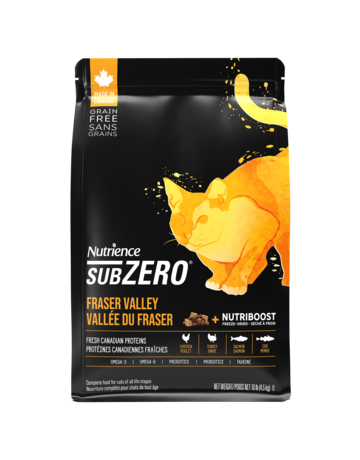 Nutrience Nutrience SubZero vallée du fraser chats 4.5 kg