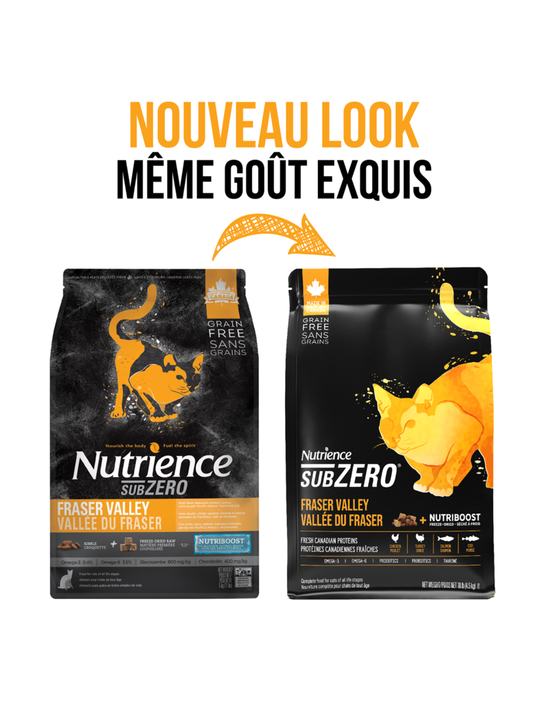 Nutrience Nutrience SubZero vallée du fraser chats 4.5 kg