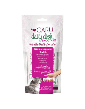 caru Caru frappés daily dish pour chat thon & saumon (12)