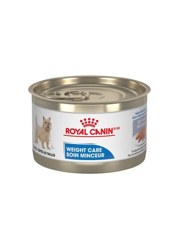 Royal canin conserve soin minceur chien 150g.