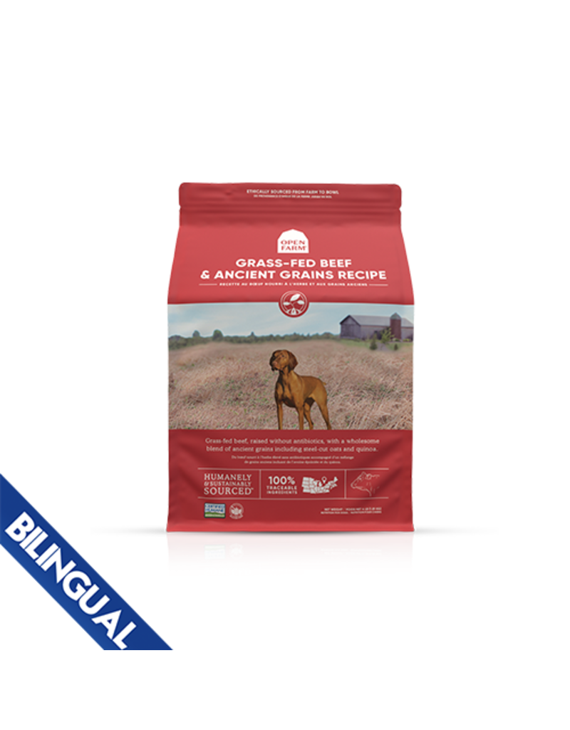 Open Farm Open Farm recette de bœuf et grains Ancient 22 lbs