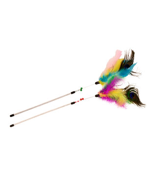 Bud'z Bud'z jouets pour chat plumeaux - multicolore (12)