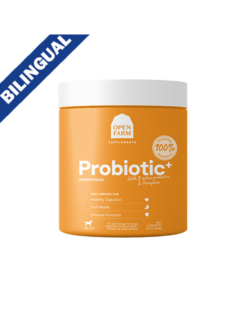 Open Farm Open Farm probiotique pour chien en gâteries 90ct