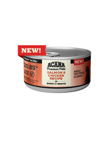 Acana Acana chat pâté au saumon avec bouillon d'os 85g (24)