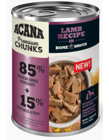 Acana Acana chien pâté recette à l'agneau avec bouillon d'os 363g (12)