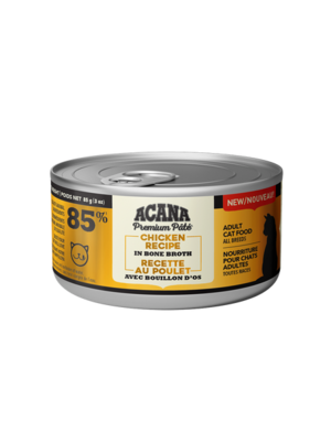 Acana Acana chat pâté au poulet avec bouillon d'os 85g (24)