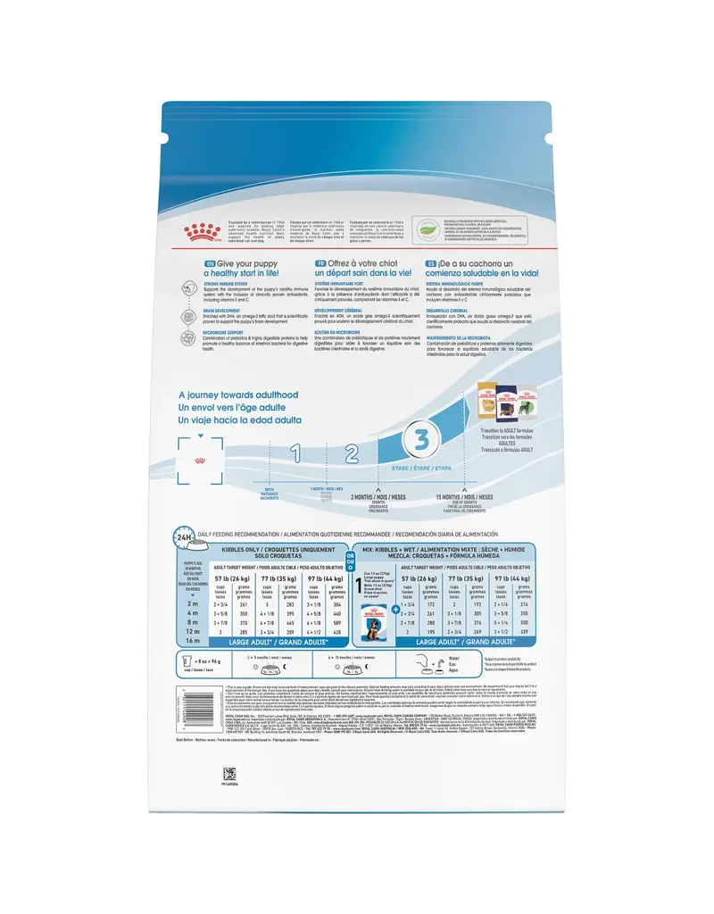 Royal Canin Royal Canin grand chien chiot 17lb