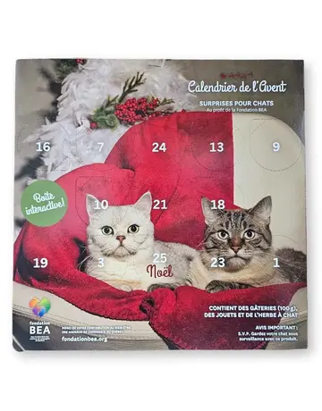 BEA Fondation BEA, Calendrier de l'Avent pour chat