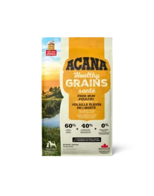 Acana Acana grains santé recette volaille élevée en liberté 10.2kg -
