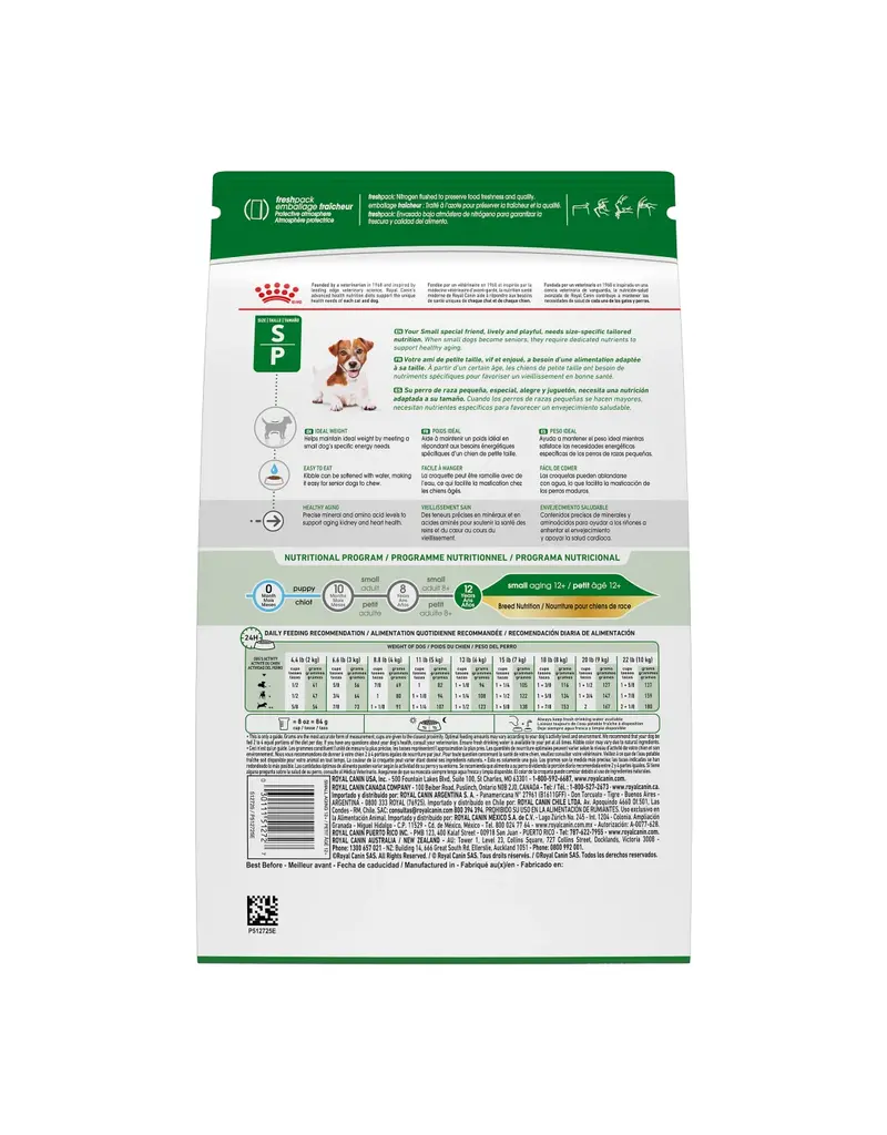 Royal Canin Royal Canin chien petit agé 12+ 2.5 lb
